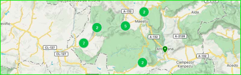Parque Natural de Izkiz en Vizcaya