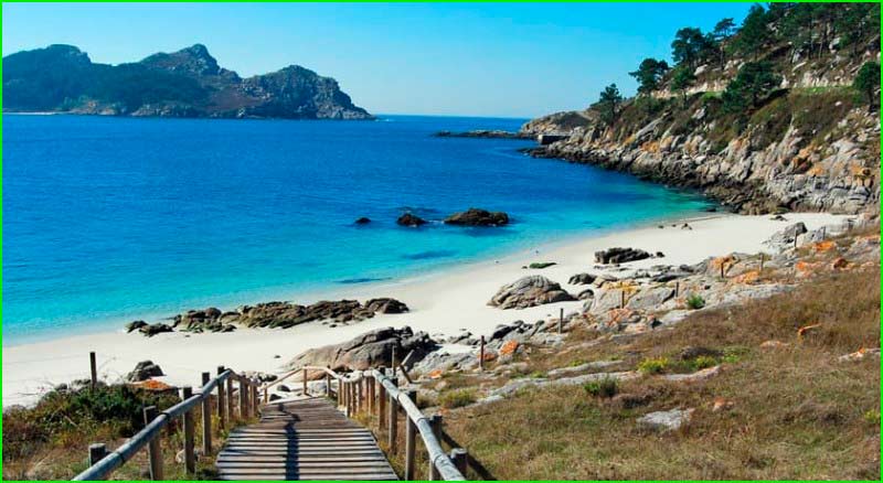 Parque Nacional Marítimo y Terrestre de las Islas Atlánticas de Galicia en Pontevedra