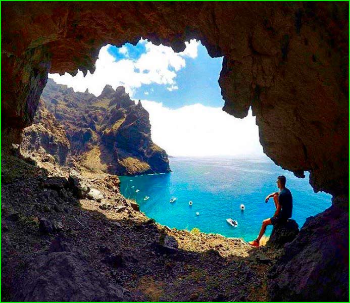 ruta Acantilado de Los Gigantes - Playa de Barranco Seco en Santa Cruz de Tenerife