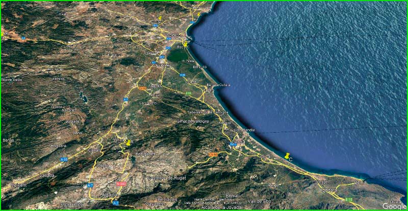 track Acueducto Morisco - La Cova Negra en Valencia