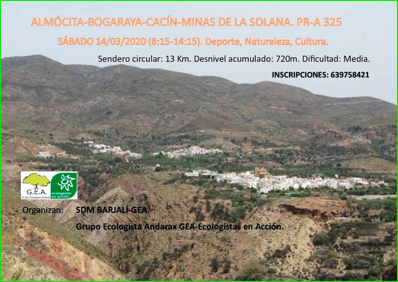ruta Almócita - Minas de la Solana en Almería