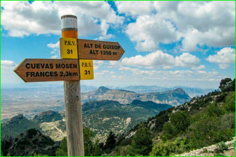 ruta por Paisatge Protegit de la Serra del Maigmó i Serra del Sit