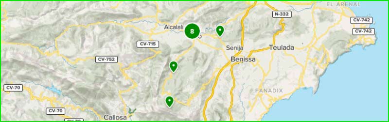 Jalón en Alicante, Valencia