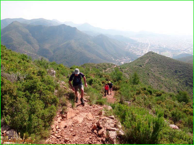 track Alto de Pipa vía Senda Botánica de La Vall en Castellón, Valencia