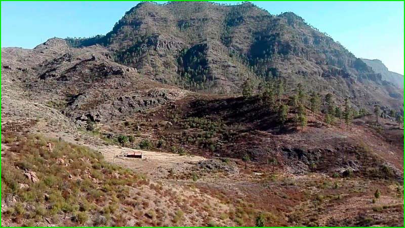 track Amadores - Monumento Natural de Tauro en Las Palmas