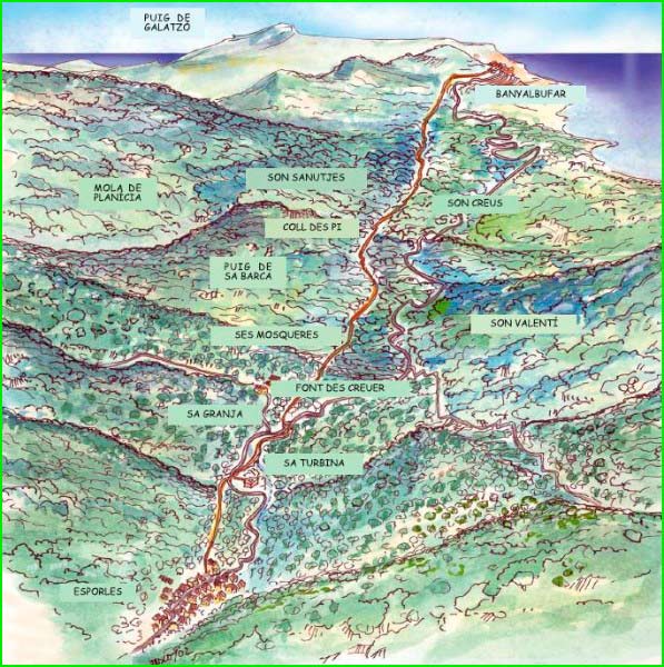 ruta Andraxt - Estellencs - Banyalbufar en Baleares