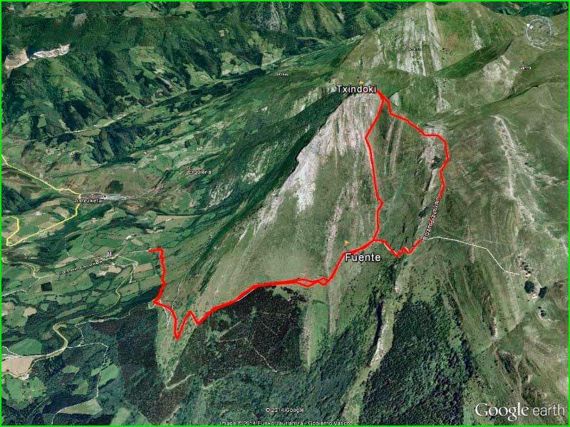track Antxisu - Urnieta en Guipúzcoa
