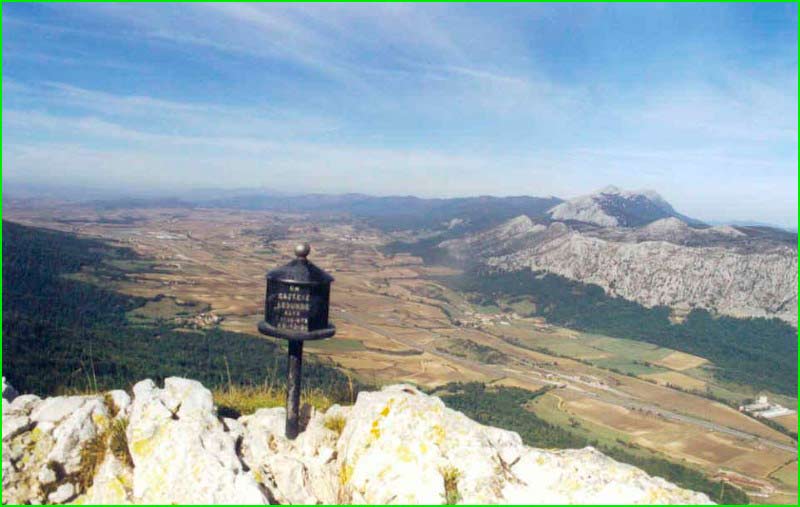track Arantzazu - Naparbasoko Punta - Arrionako kortarria en Guipúzcoa