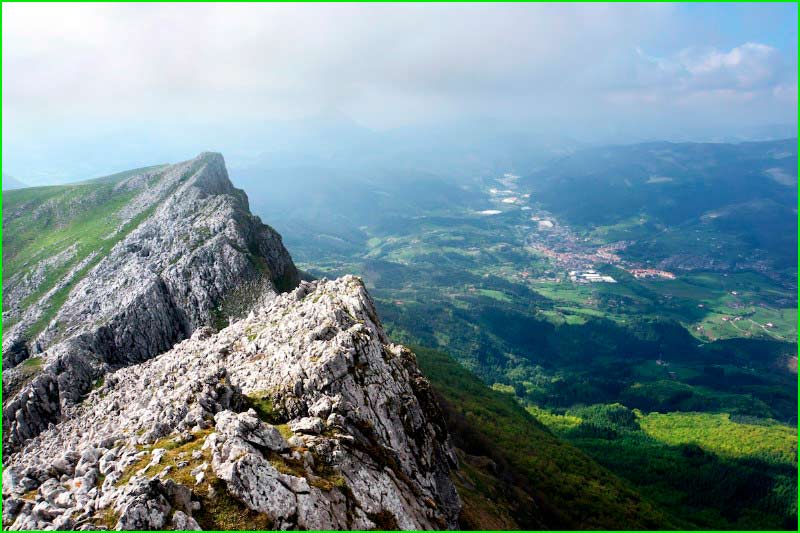 Parque Natural de Aizkorri-Aratz en Guipúzcoa