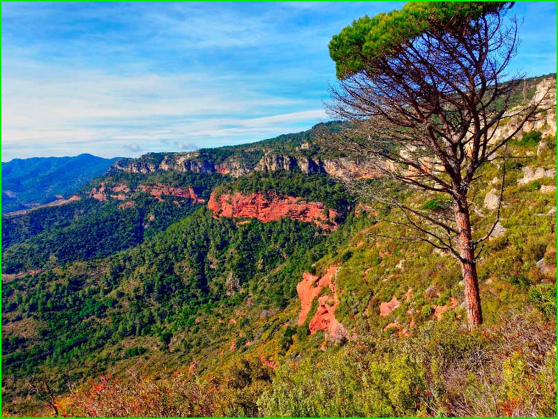 ruta por Arbolí, provincia de Tarragona