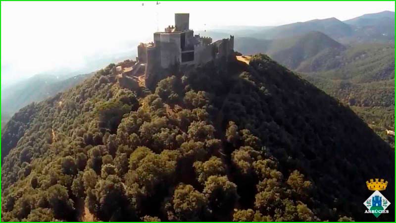 ruta Arbúcies - Castell de Montsoriu en Gerona