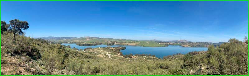 ruta Ardales - Pico Azulejos - Embalse del Guadalhorce en Malaga