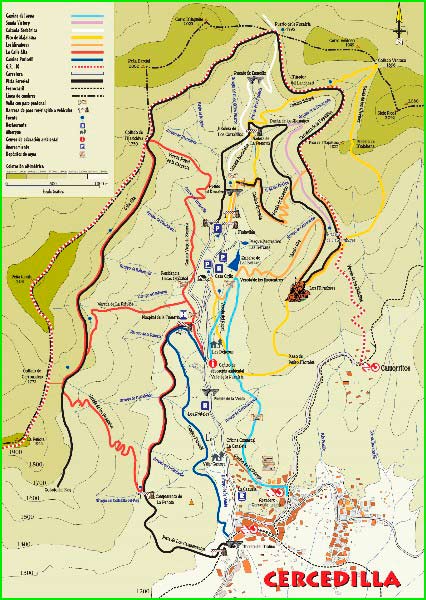 ruta Área de la Fuenfría - Peñon del Robledal en Malaga