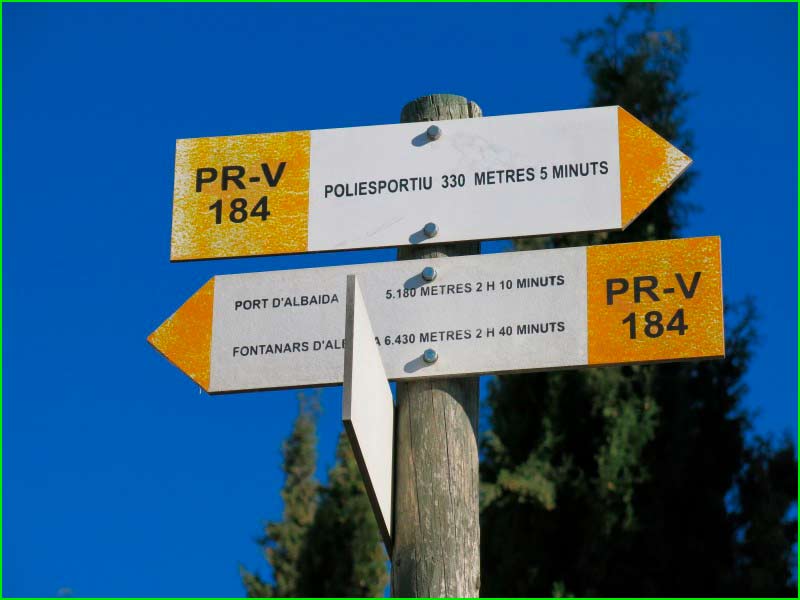 track Área Recreativa Baladre - Els Fontanars vía Riu d'Agres en Alicante