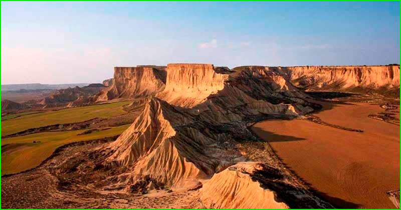 Parque Natural de las Bardenas Reales en Navarra