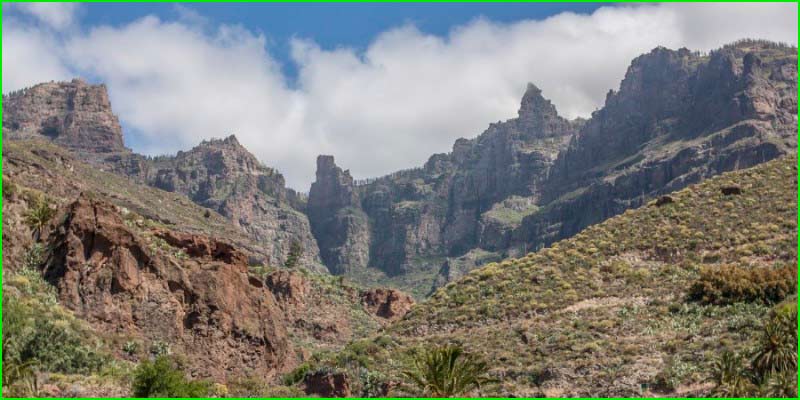 Monumento Natural Riscos de Tirajana en Las Palmas