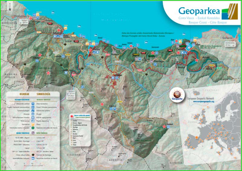 ruta por Geoparque de la Costa Vasca