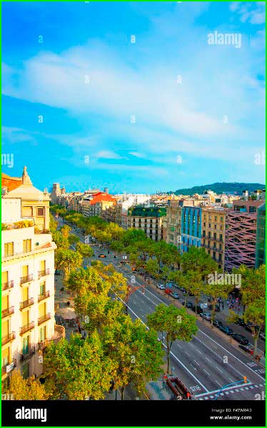 track Avinguda Diagonal en Barcelona