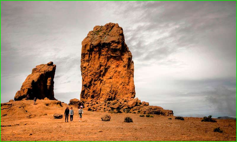 Monumento Natural del Roque Nublo en Las Palmas