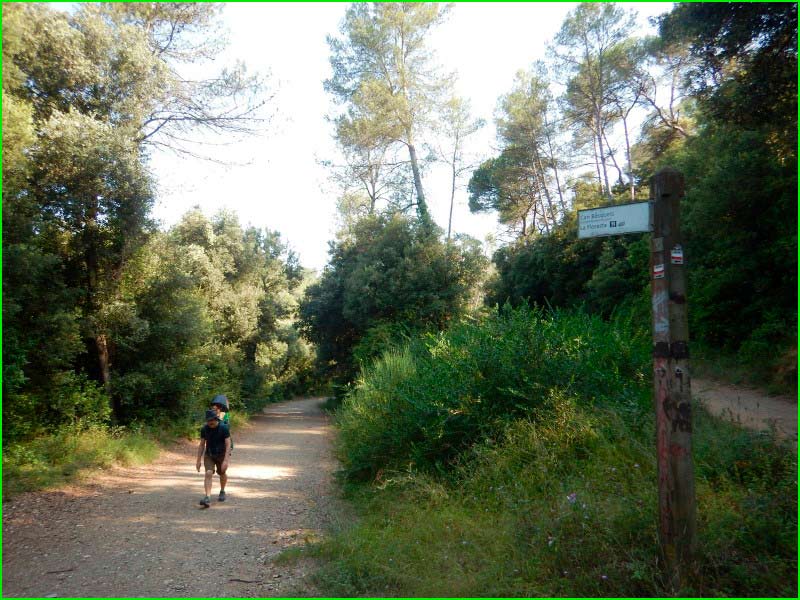 track Baixador de Vallvidrera - La Floresta en Barcelona