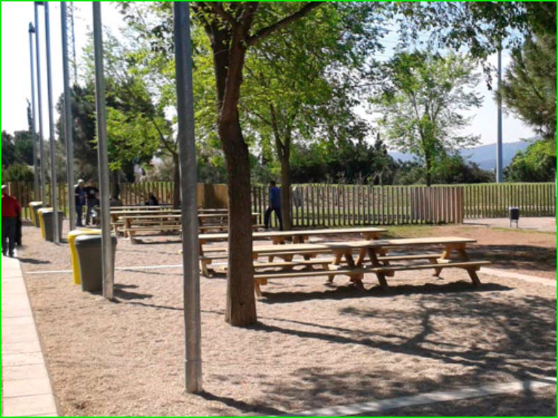 ruta Barbacoas Parc - Parc Els Pinetons en Barcelona