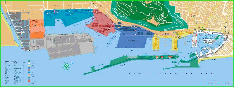track Barceloneta - Ronda del Port en Barcelona