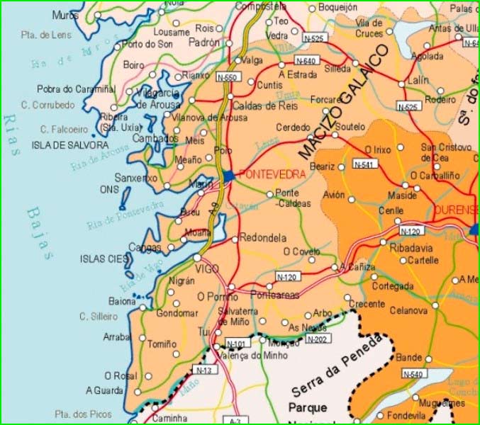 ruta por Sangenjo, Provincia de Pontevedra