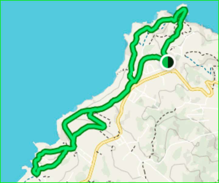 track Barrika - Muriola - Sopela - Kurtzio en Vizcaya