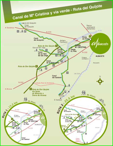 track Barrio del Milagro - Los Llanos vía Cañada Real de Andalucía en Albacete