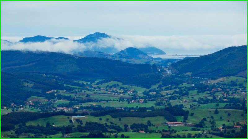 ruta Barrio El Campo - Pico Llen en Cantabria