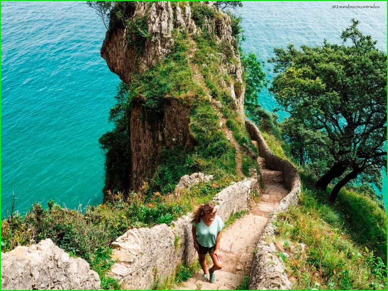 ruta Batería del Águila - Faro del Pescador - Faro del Caballo en Cantabria