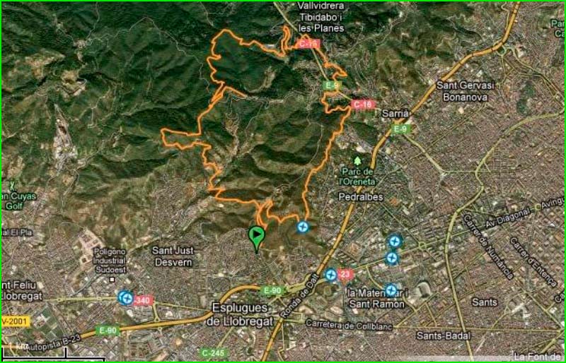Parc de Collserola en Barcelona