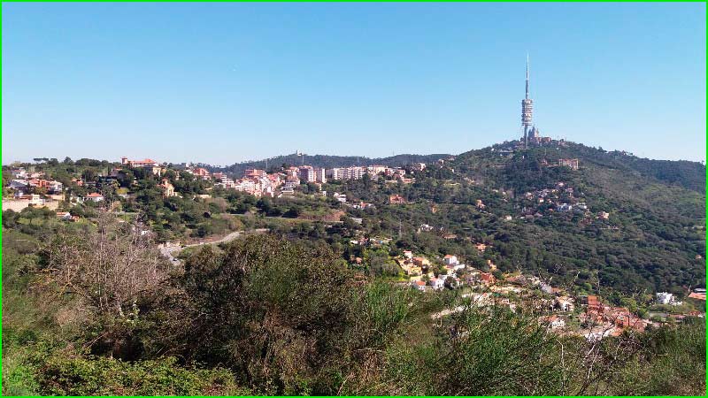 ruta Begas - Vallvidrera en Barcelona