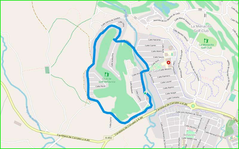 ruta Bellavista - Dehesa Golf en Huelva