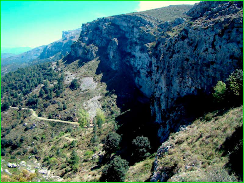 track Benigembla - Penya Blanca - Senda Penya L'Altar en Alicante