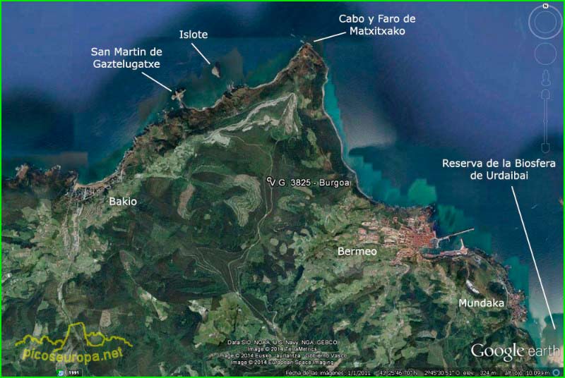 Reserva de la Biosfera de Urdaibai en Vizcaya