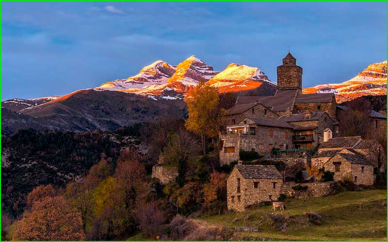 ruta por Puértolas, Provincia de Huesca