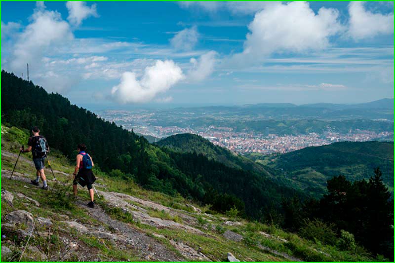 ruta Bilbao - Ganekogorta - Pagasarri en Vizcaya