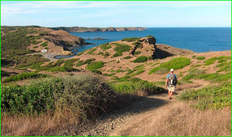 ruta Binimel-La - Cala Caldere vía Camí de Cavalls en Baleares