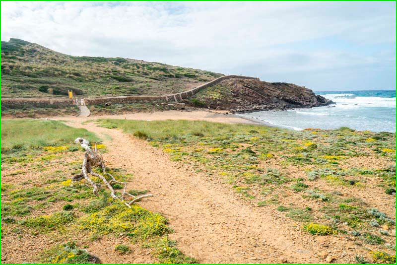 track Binimel-La - Cala Caldere vía Camí de Cavalls en Baleares