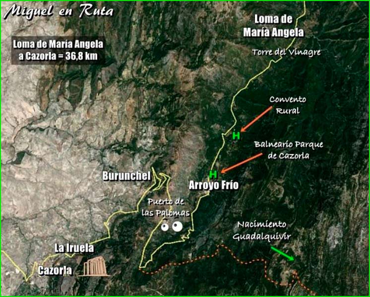 Parque Natural Sierras de Cazorla en Jaén