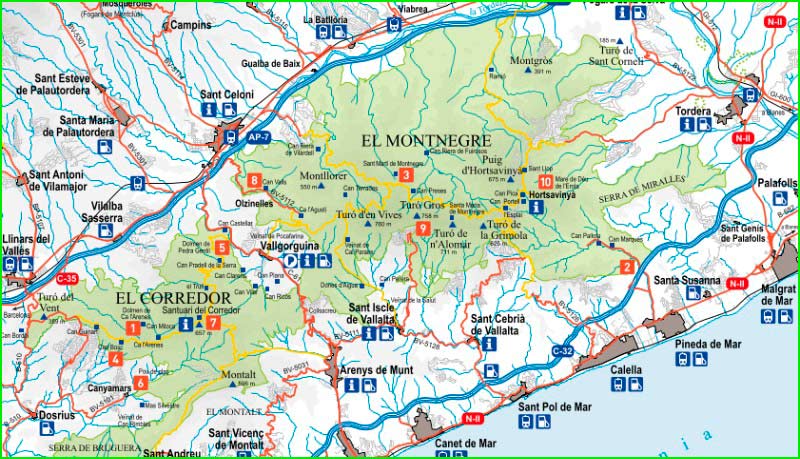 ruta Blanes - Tordera - Can Camps - Fogars de la Selva en Barcelona