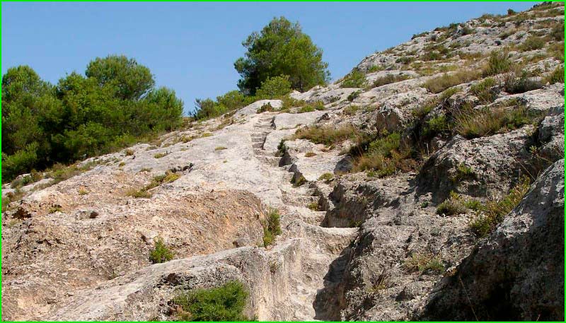 track Bocairent - Barranc dels Tarongers - Barranco de la Fos en Valencia