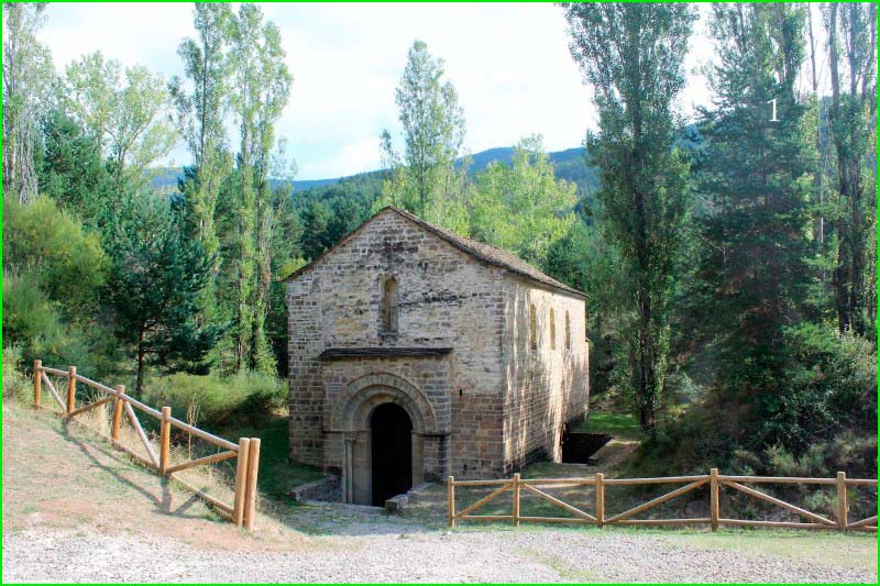 track Borau - Monasterio de San Adrián de Sasabe en Huesca