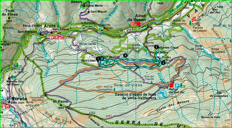 ruta Bordes de Buiro en Huesca