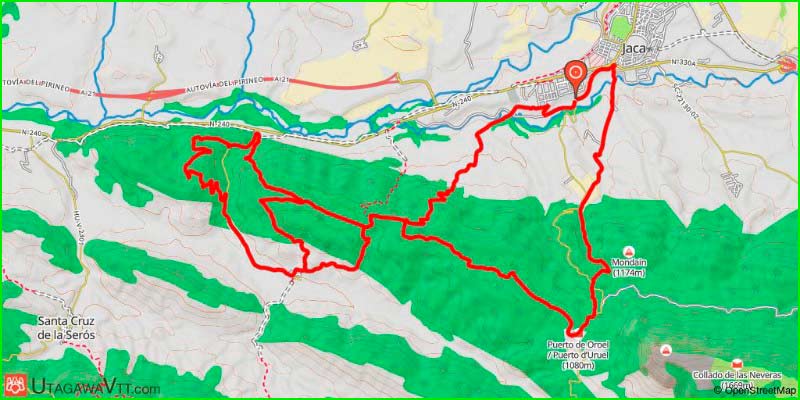 ruta por Jaca, Provincia de Huesca