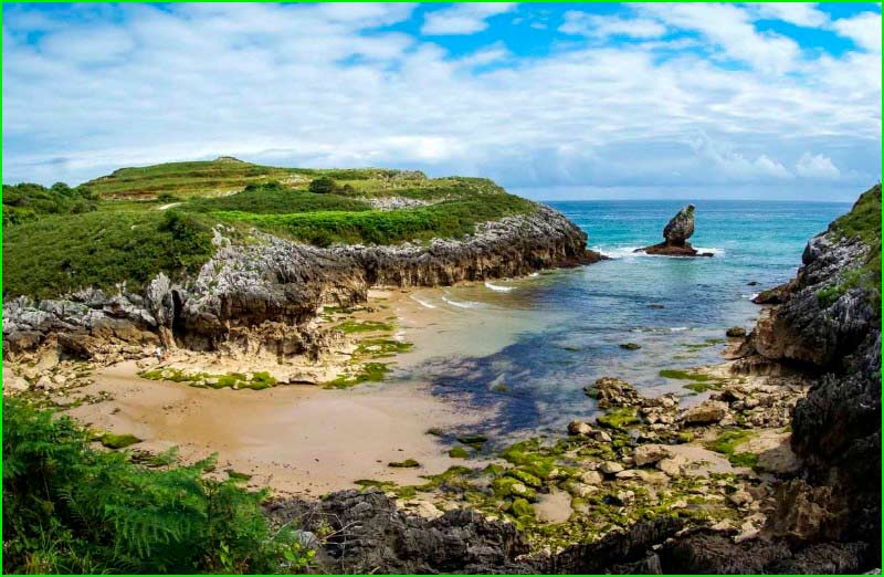 ruta Buelna - Playa Castiellu - Pendueles en Asturias