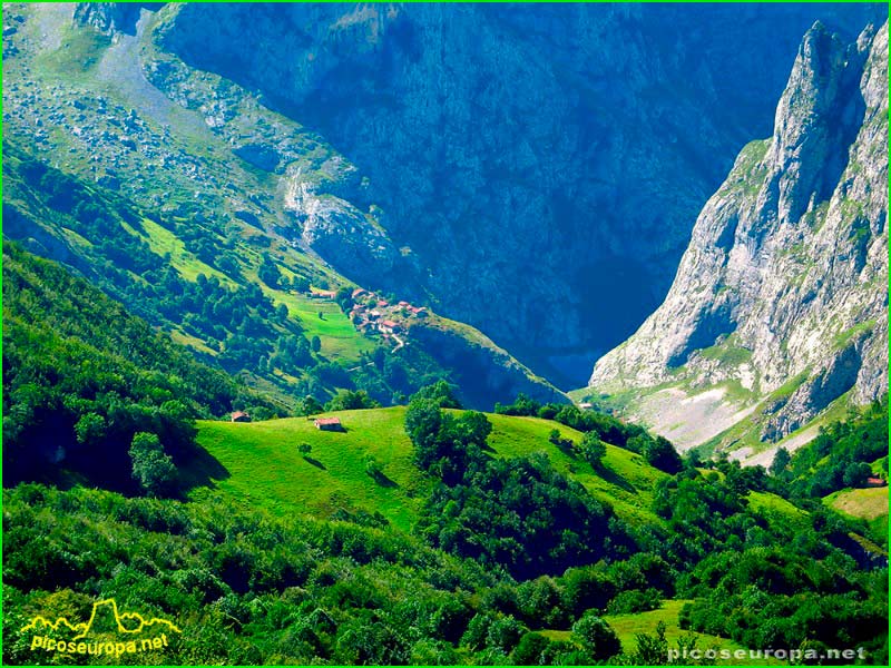 ruta Bulnes - Portal de Picos - Caín de Valdeon - Cueto Pando en Asturias