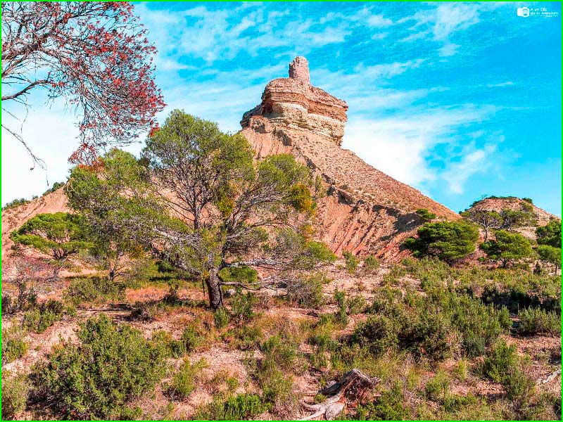 Parque Natural de las Bardenas Reales en Navarra