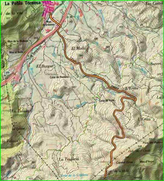 ruta Cabanes - Cruz de Bartolo - Coll de la Mola - Puebla Tornesa en Castellón